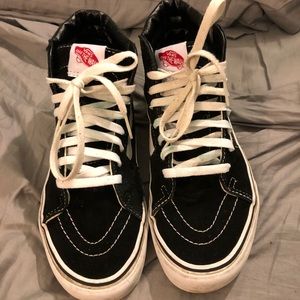 Vans sk8 highs size 6 in Men, 8 in Women